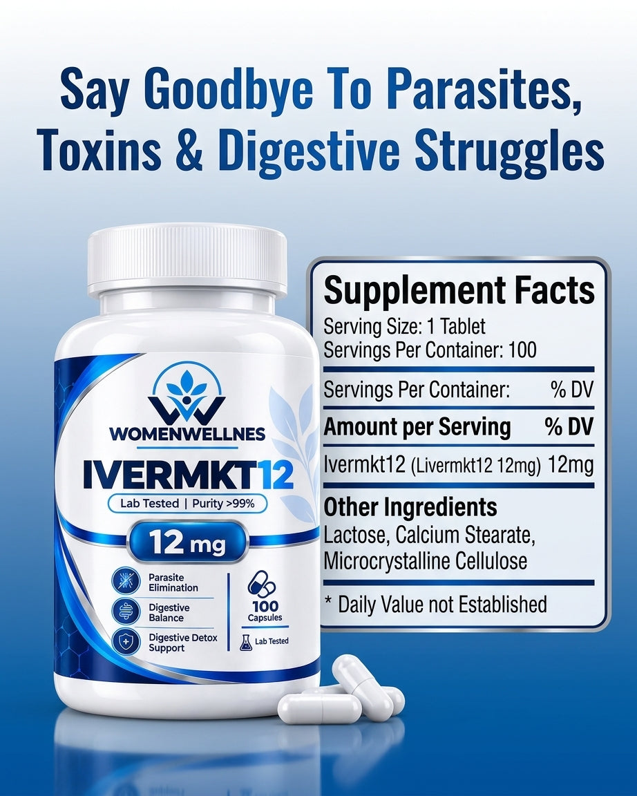 WomenWellness IVERMKT12™ | 12 mg Ivermectin Capsules